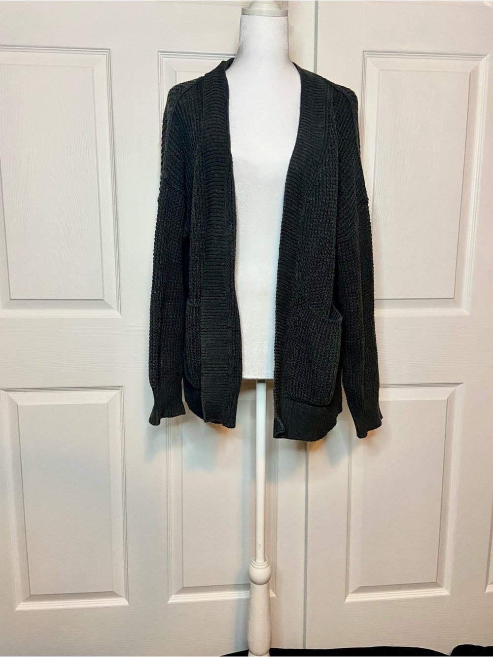 Waffle Knit Cardigan